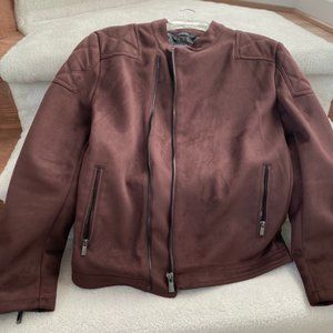 Zara mens suede bomber jacket *Runs like L*